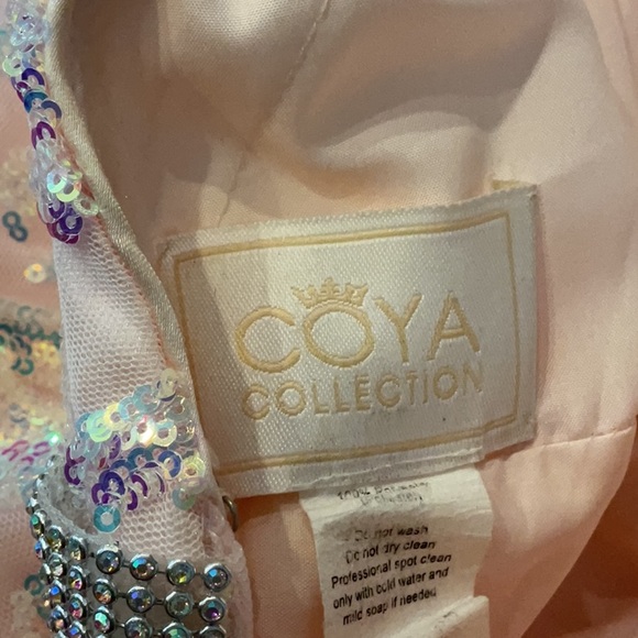 Elegant Pink Sequined Maxi Dress, Size Small - Picture 2 of 8